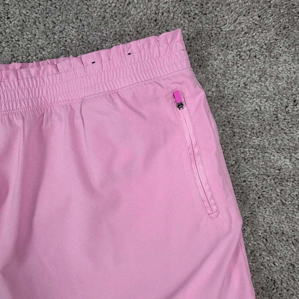Tek Gear Womens Pink Active Skort Plus 2X Elastic Waist Zip Pockets STRBRY MLT